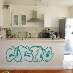 Exemple de stickers muraux: Cuisine Graffiti (Thumb)